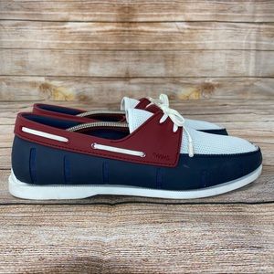 SWIMS Braided Lace Loafer Boat Shoes Men Size 11 Deck Shoes - Worn Once -.